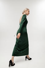 Load image into Gallery viewer, silk midi dress