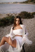 Load image into Gallery viewer, Redondo beach white robe
