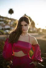 Load image into Gallery viewer, Flower pink top